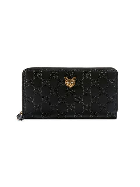 gucci wallet with cat