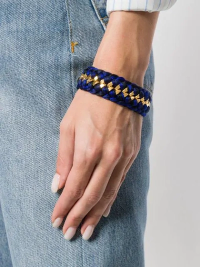 Shop Aurelie Bidermann Do Brasil Bracelet In Blue