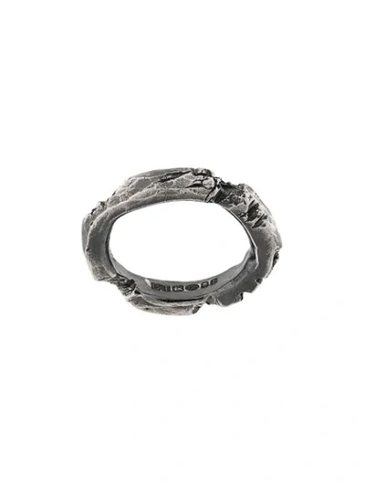 Shop Chin Teo Wound Ring - Silver