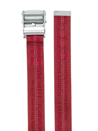 Shop Off-white Industrial Belt In Red