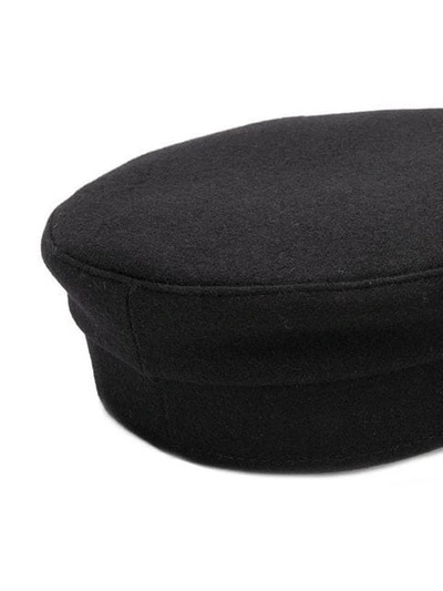 Shop Ruslan Baginskiy Logo Baker Boy Hat In Black
