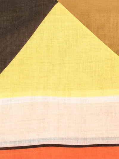 Shop Loewe Striped Scarf In Multicolour