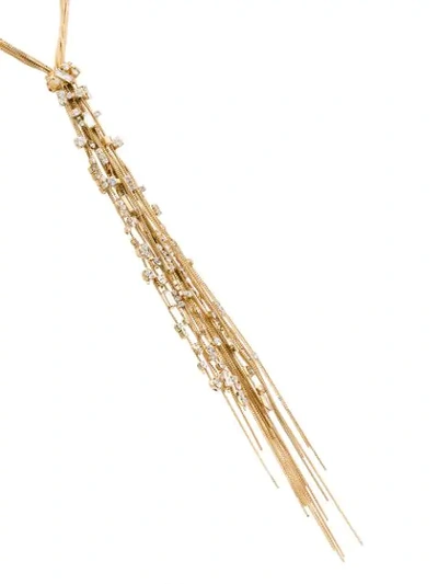 Shop Rosantica Gold Drop Chain Crystal Necklace