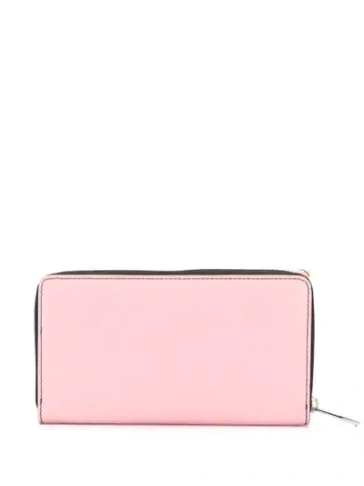 Shop Alexander Mcqueen Folded Corner Wallet - Pink