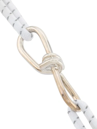 ANNELISE MICHELSON 小金属链绳连接手链 - 白色