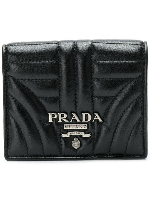 Prada Diagramme French Wallet In F0002 