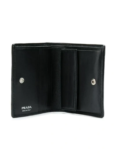 Shop Prada Diagramme French Wallet In F0002 Nero