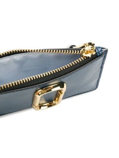 Shop Marc Jacobs The Snapshot Compact Wallet In Blue