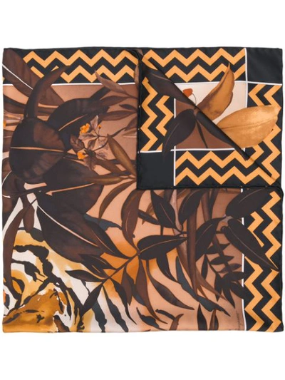tiger print scarf