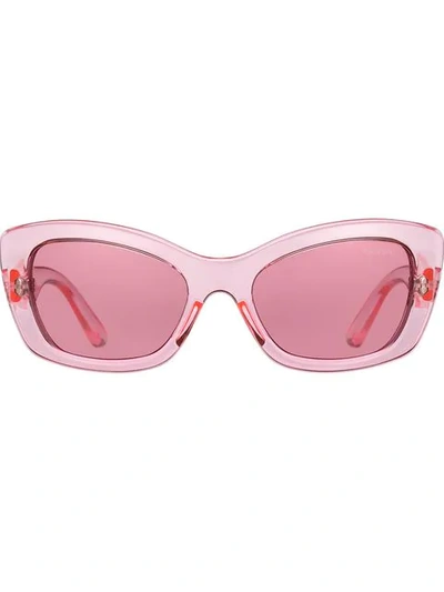 Shop Prada Postcard Eyewear In Pink