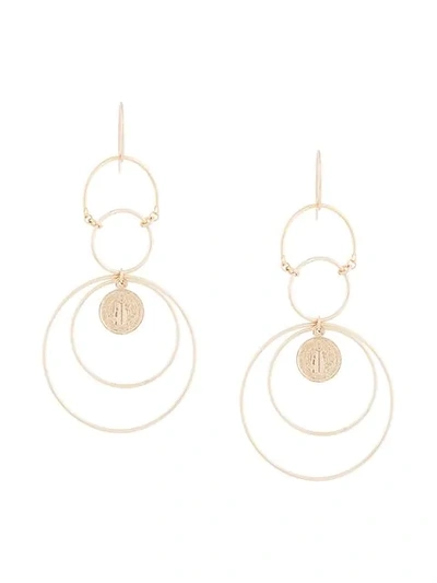 Shop Petite Grand Oreti Earrings In Gold