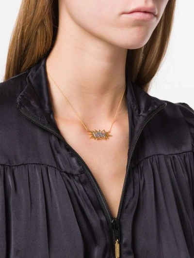 Shop True Rocks 'wow' Pendant Necklace In Gold
