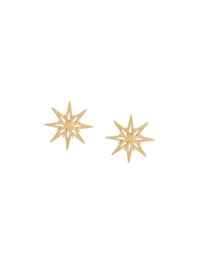 Shop Rachel Jackson Rockstar Large Earrings In Gold
