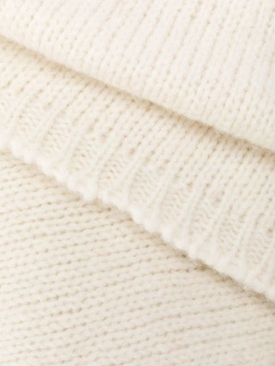 Shop Majestic Filatures Soft Knit Scarf - White