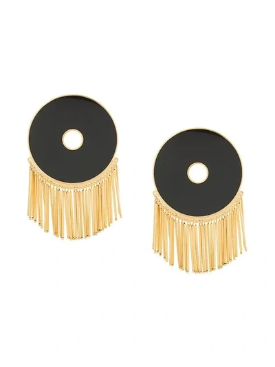 Shop Monica Sordo Maxi Round Earrings - Gold