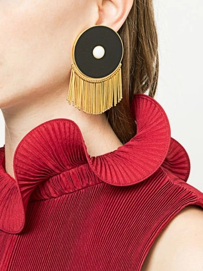 Shop Monica Sordo Maxi Round Earrings - Gold