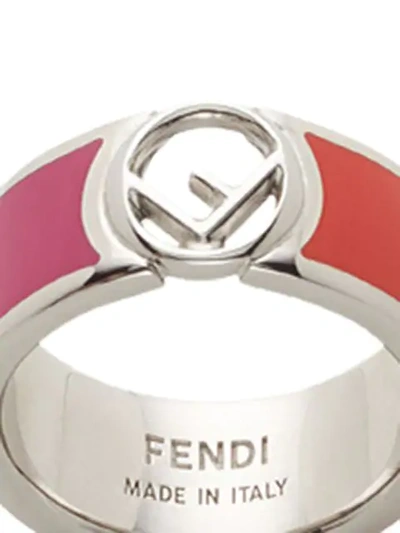Shop Fendi Ring In Red