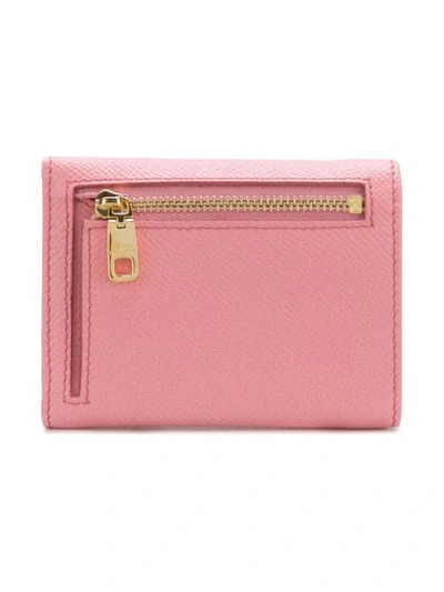 Shop Dolce & Gabbana Flap Wallet In Pink