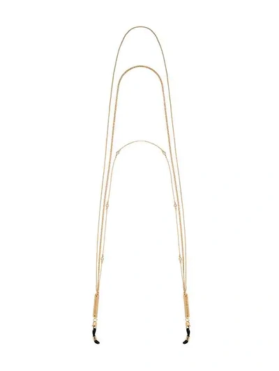 Shop Frame Chain Gold-plated In Chainz Crystal Embellished Chains