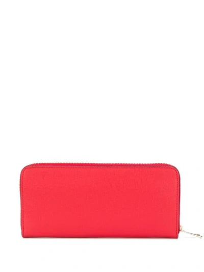 Shop Furla Kiss Wallet In Red