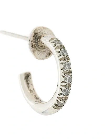Shop Angostura Half-hoop Earrings In Gold-silver
