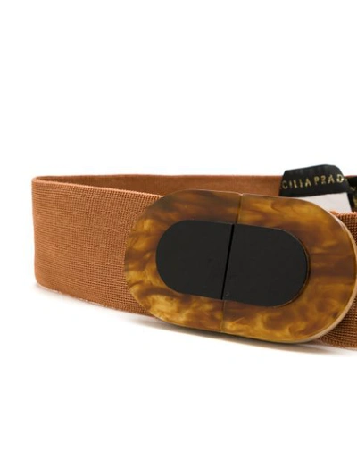 Shop Cecilia Prado Shell Clasp Belt - Braun In Brown