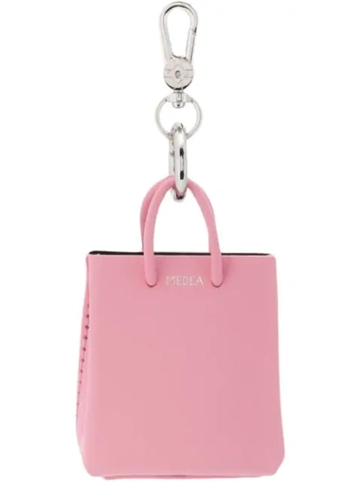 Shop Medea Small Prima Keyring In Hot Pink