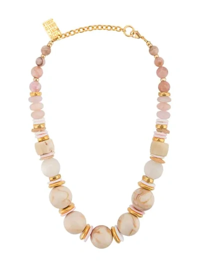 Shop Lizzie Fortunato Quarry Necklace In Pink