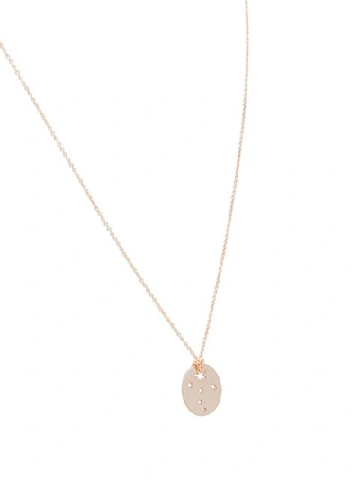 Shop Ginette Mini Milkey Way Disc Necklace In Metallic