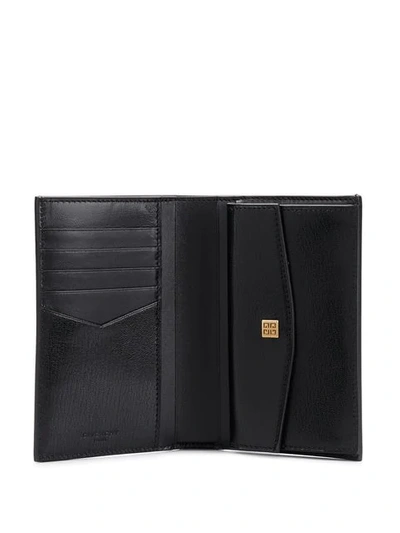 Shop Givenchy Gv3 Quilted-effect Wallet In Black