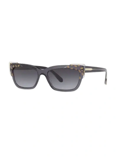 Shop Bulgari Serpenti Sunglasses In Grey