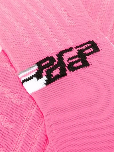 Shop Prada Long Gloves - Pink