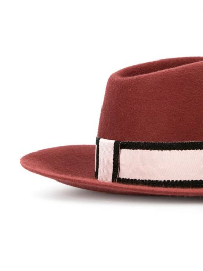 Shop Maison Michel Rico Hat In Red