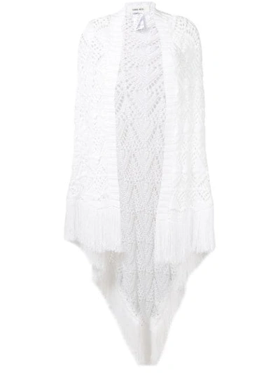 Shop Circus Hotel Fringed Crochet Shawl In White