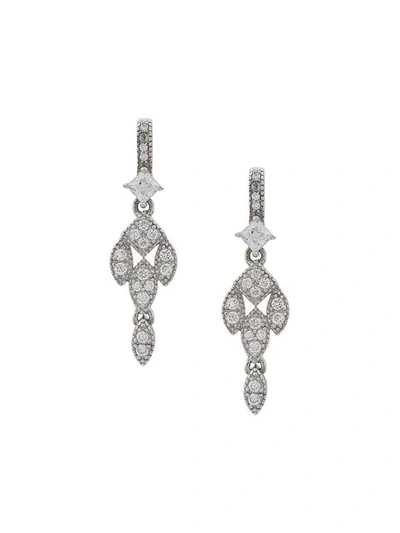 Shop V Jewellery Premier Earrings In Silver