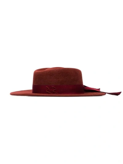 RUSLAN BAGINSKIY LOGO礼帽 - 红色