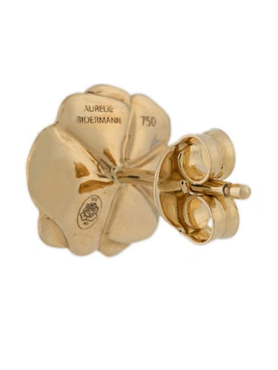 Shop Aurelie Bidermann 18kt Gold Tsavorite Bouquet Earrings - Metallic