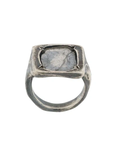 Shop Chin Teo Diamond Omega Deux Ring In Metallic