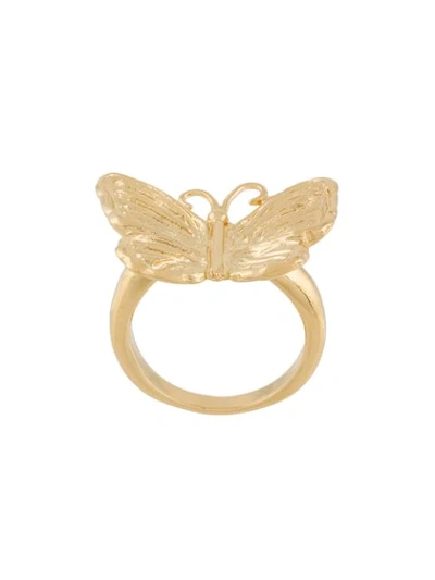 Shop Aurelie Bidermann Notte Ring In Metallic