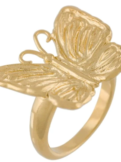 Shop Aurelie Bidermann Notte Ring In Metallic