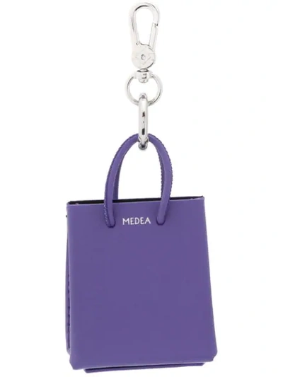 Shop Medea Small Prima Keyring In Purple
