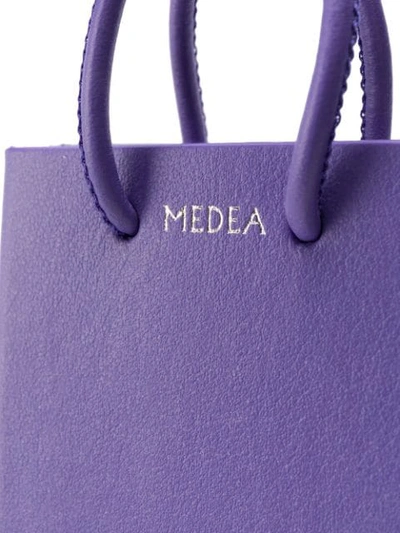 Shop Medea Small Prima Keyring In Purple