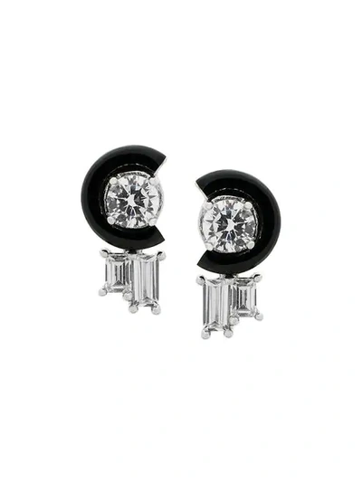 Shop V Jewellery Marion Earrings In Metallic