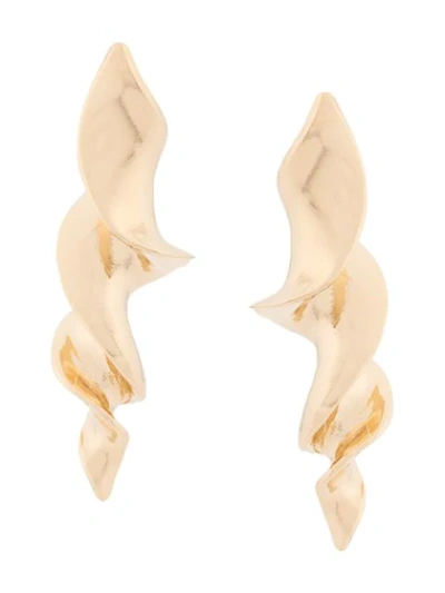 Shop Annelise Michelson Spin Small Earrings In Gold