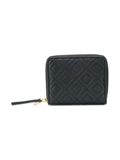 Shop Tory Burch Fleming Medium Wallet In 001 Black