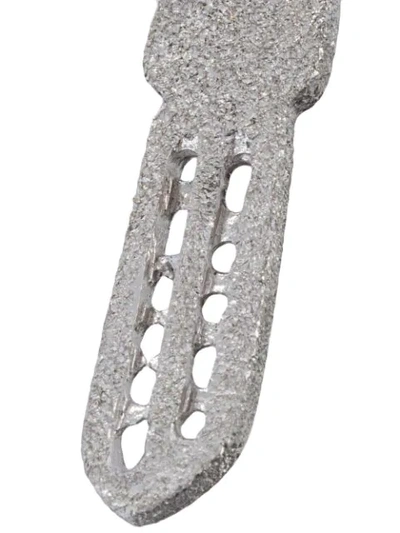 Shop Carolina Bucci Sparkly Key Pendant In Metallic