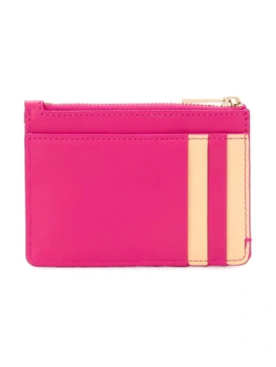 Shop Emilio Pucci Abstract Print Zipped Purse - Pink