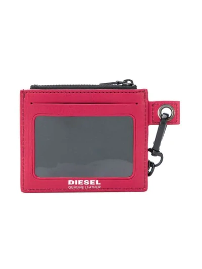Shop Diesel Carly Card-holder - Red