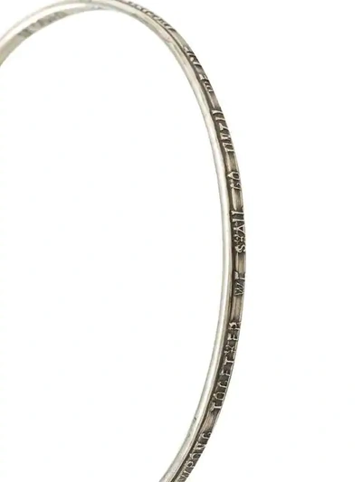 Shop Werkstatt:münchen Hook-on Bracelet In Metallic