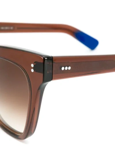 Shop Joseph Draycott Sunglasses In Brown